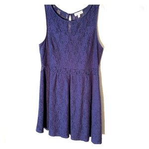 Monteau Navy Blue laced dress